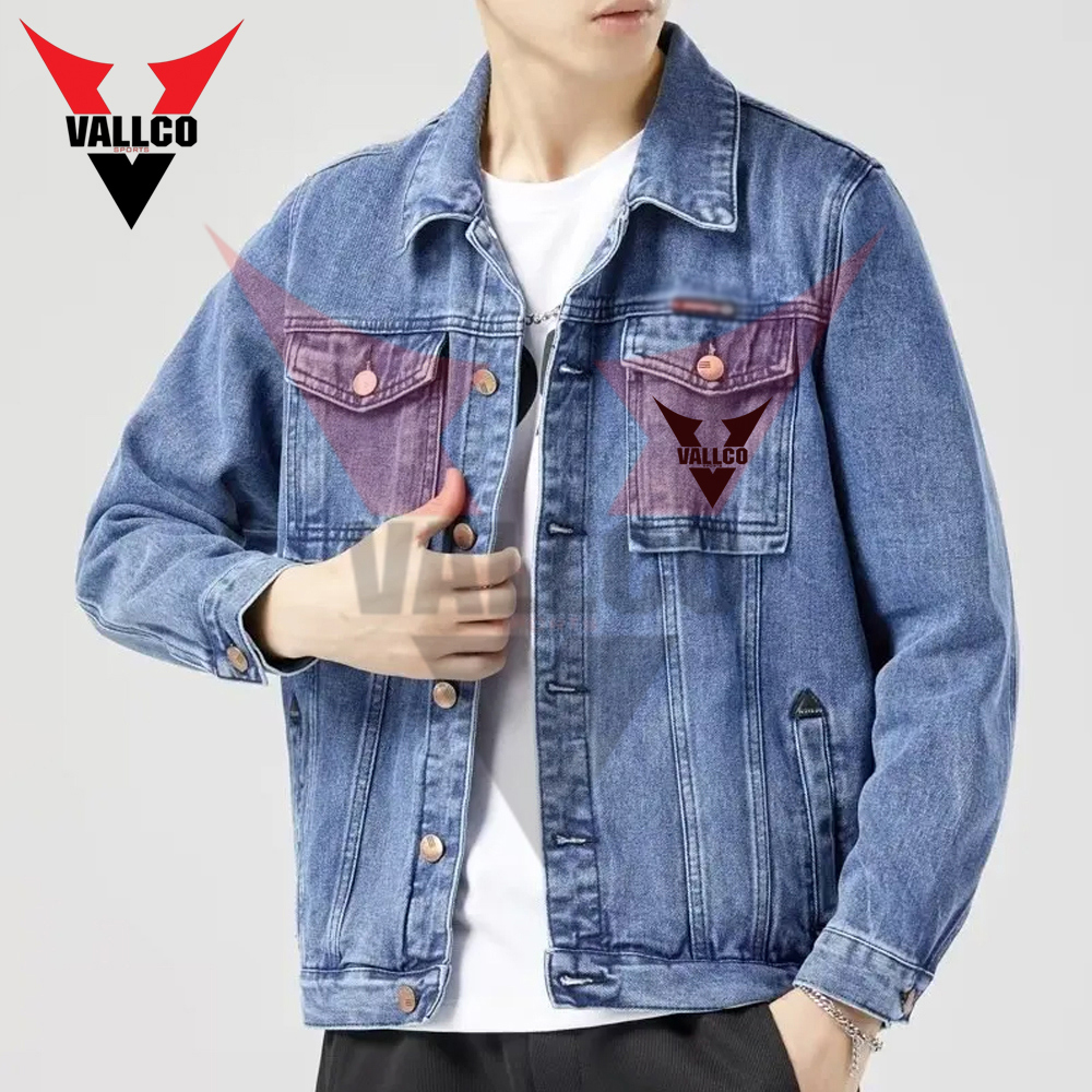 Make Your Own High Quality Best Selling Casual Wear Soft Touch Fabric Men Out Door Wear Denim Jacket - view 12