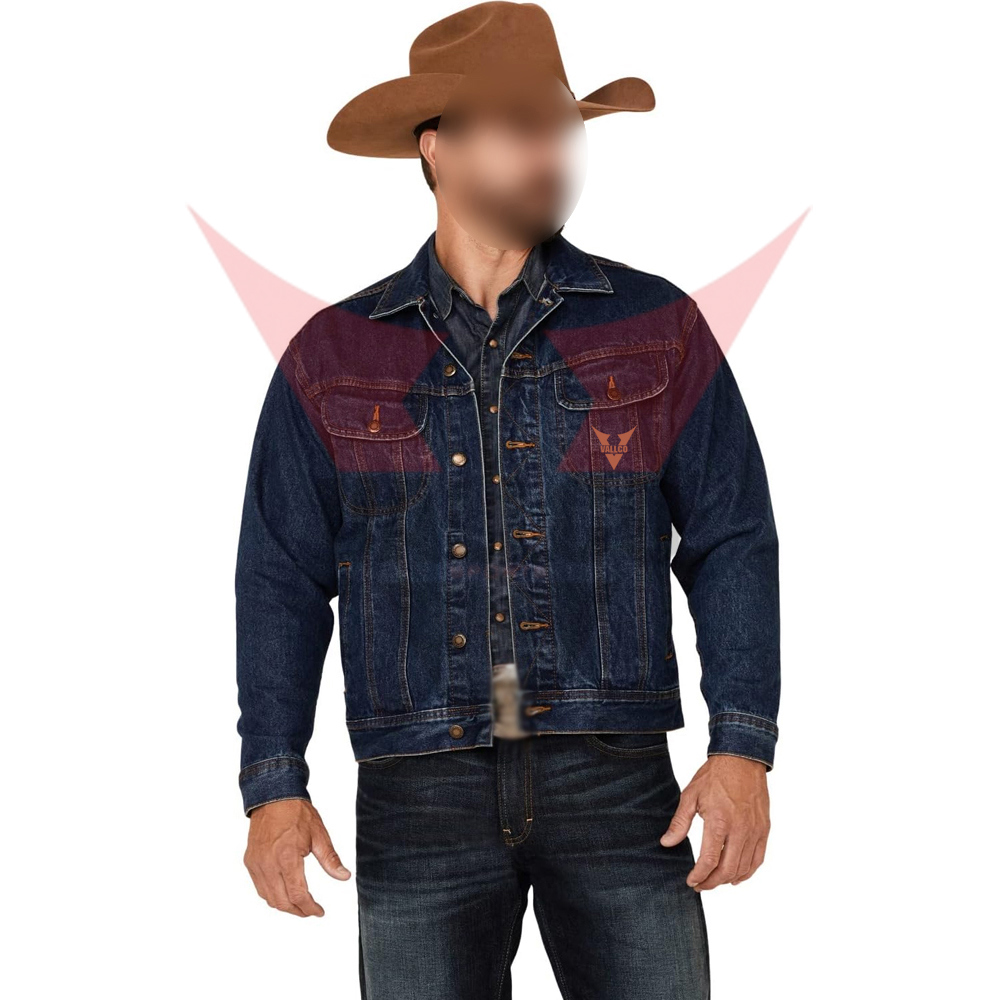 Comfortable Blue Color Make Own Newest Style OEM Service Best Soft Fabric Men Denim Jackets