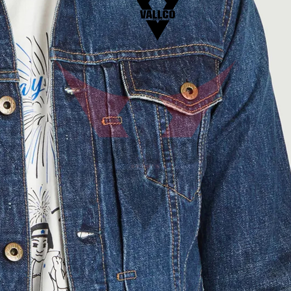 Blue Color Good Selling Highest Quality Comfortable Best Fabric Winter Wear Men Denim Jackets - view 6