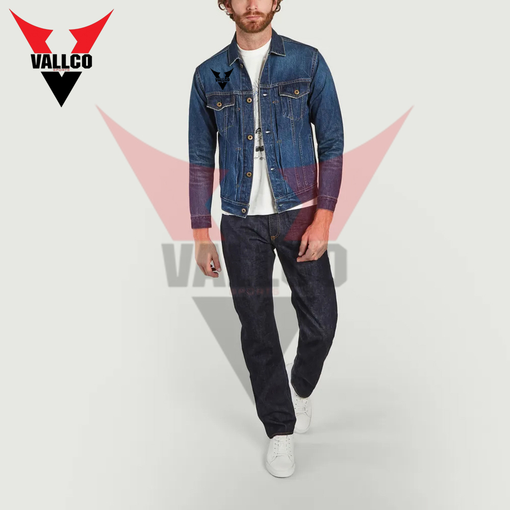 Blue Color Good Selling Highest Quality Comfortable Best Fabric Winter Wear Men Denim Jackets - view 7