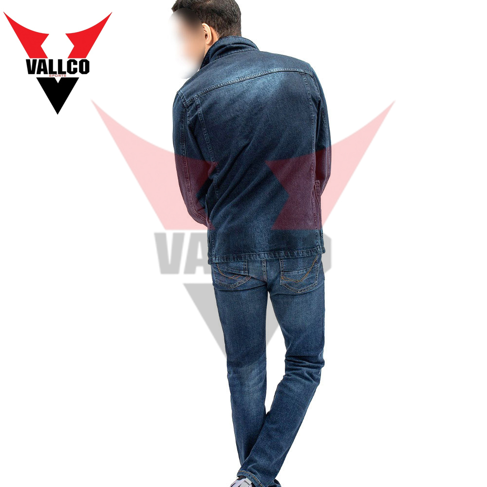 Fully Customized Size Breathable Product Highest Quality Men Causal Wear Denim Jackets - view 11