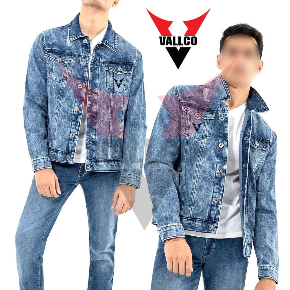 Personalized Popular Product Highest Quality Customized Logo Men Casual Wear Denim Jacket - view 3