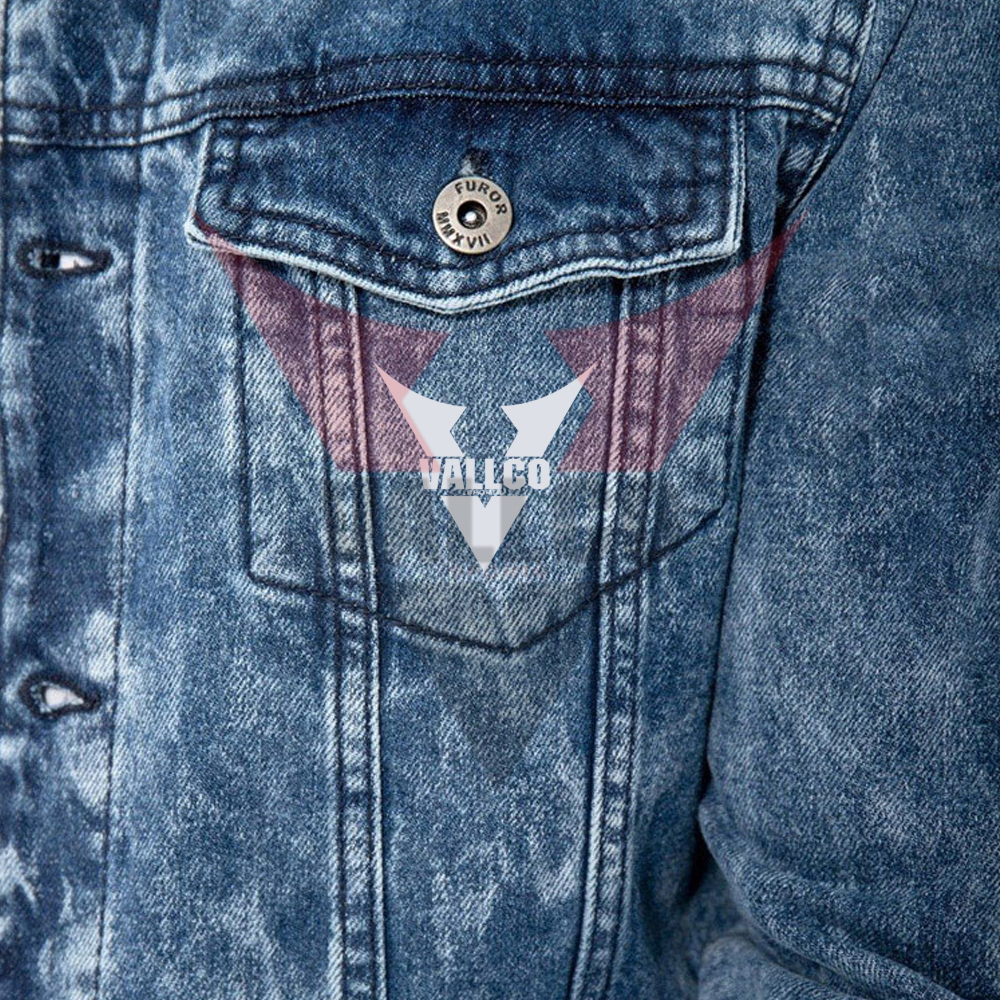 Personalized Popular Product Highest Quality Customized Logo Men Casual Wear Denim Jacket - view 4