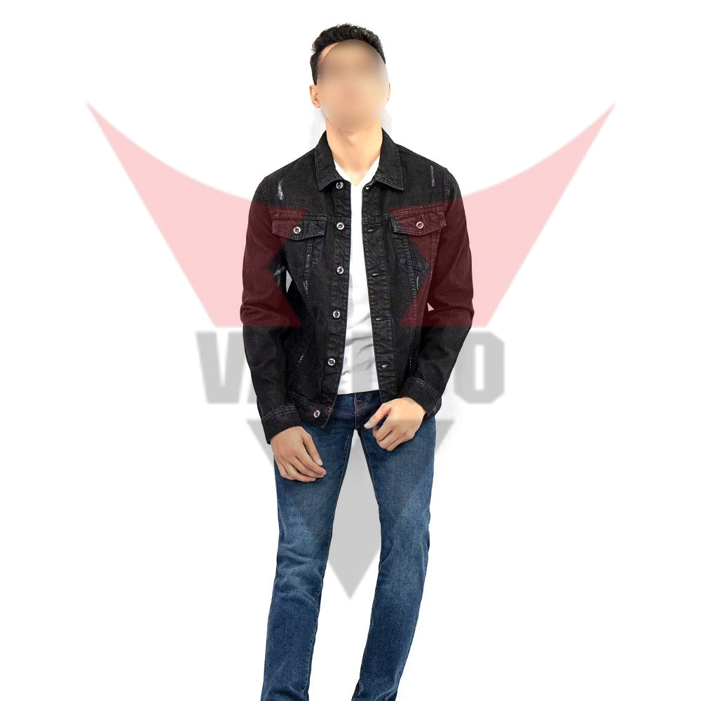 Best Sale New Branded Product Men Jacket, Customized Logo Print Fashion Wear Denim Jacket