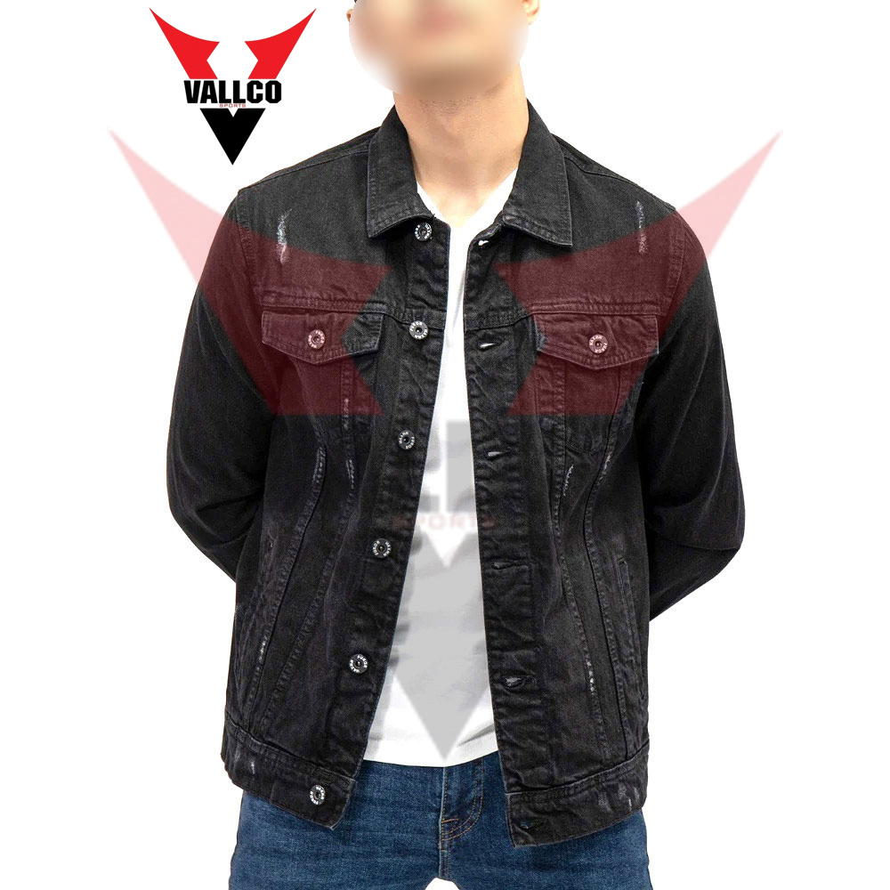 Best Sale New Branded Product Men Jacket, Customized Logo Print Fashion Wear Denim Jacket - view 3