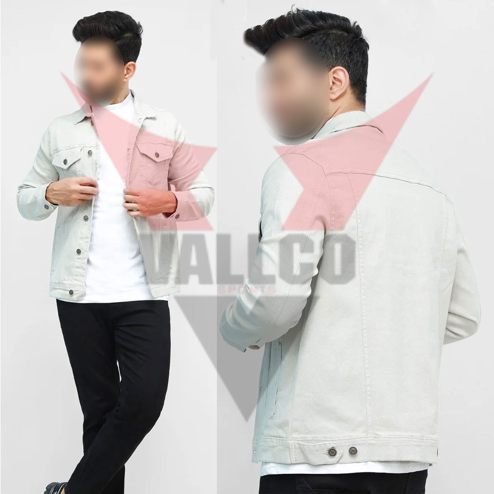 In Black Color Men Casual Wear Denim Jacket, Best Material Breathable Fabric In Low Price Men Jacket - view 3