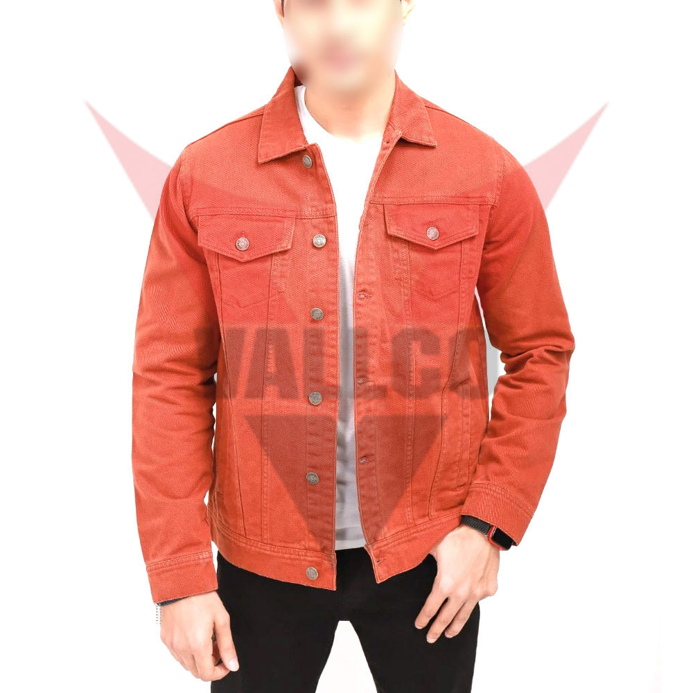 Latest Style Best Quality Outer Wear Denim Jacket, In Different Color Contrast Casual Wear Jacket