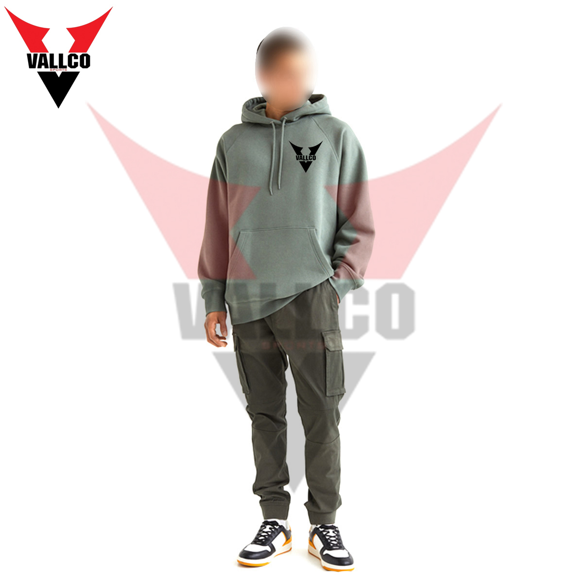 2024 New Arrival Cotton Polyester Pullover Style Kangaroo Pocket Fall Winter Oversize Hoodies - view 6
