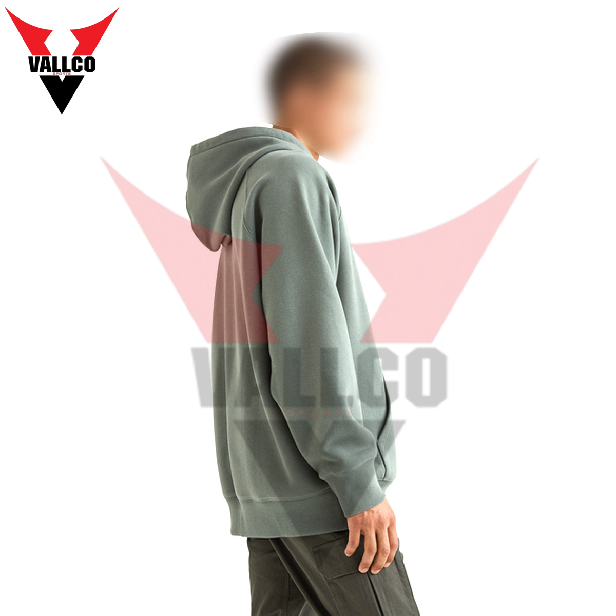 2024 New Arrival Cotton Polyester Pullover Style Kangaroo Pocket Fall Winter Oversize Hoodies - view 8
