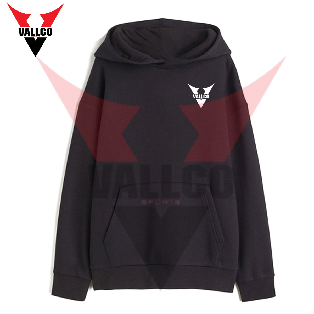 In Black Color Customized Logo Print New Arrival Breathable Men Wear Pullover Style Oversize Hoodies - view 6