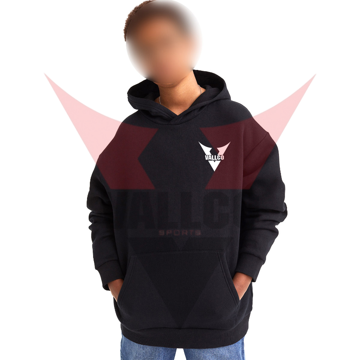 In Black Color Customized Logo Print New Arrival Breathable Men Wear Pullover Style Oversize Hoodies - view 10