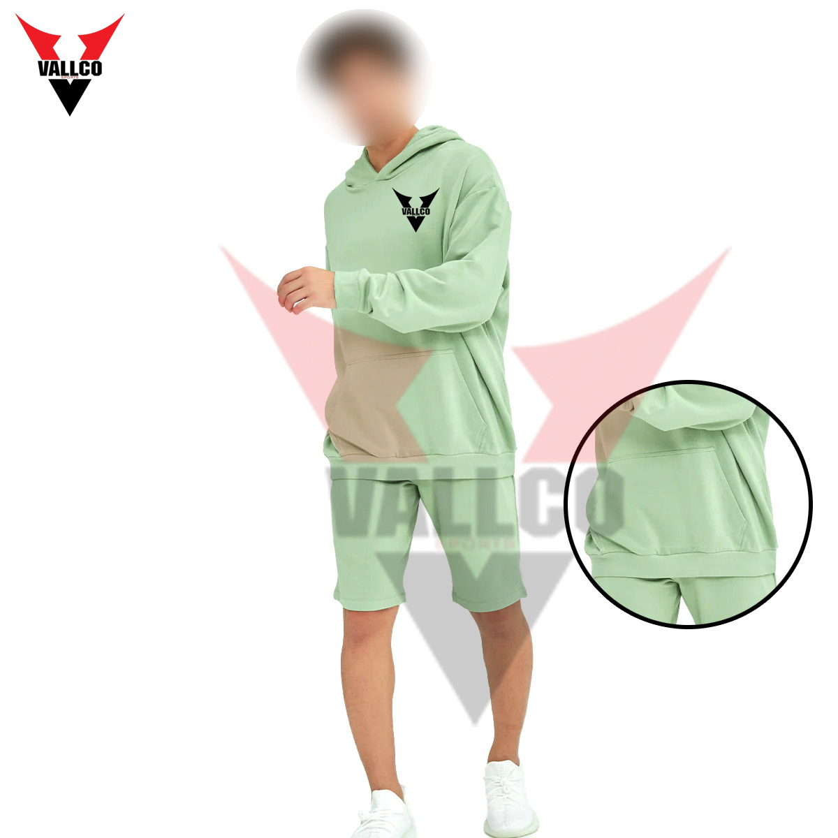 Best Soft Touch Material Pullover In Light Color Newest Design Men Wear Oversize Hoodie - view 8