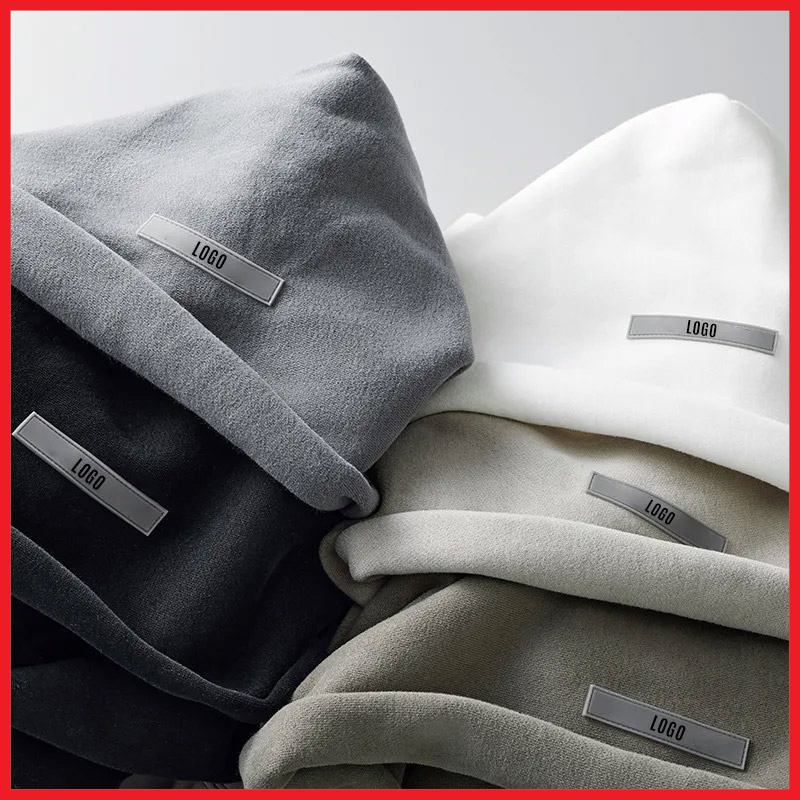 Outer Wear  Loose Fit Light Grey Color High Quality Comfortable Men Oversize Hoodies - view 20