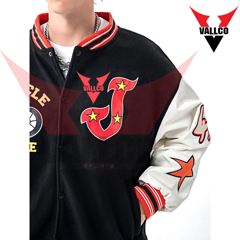 High Quality Durability And Comfort Best Soft Material Unique Design Men Wear Varsity Jackets - view 7