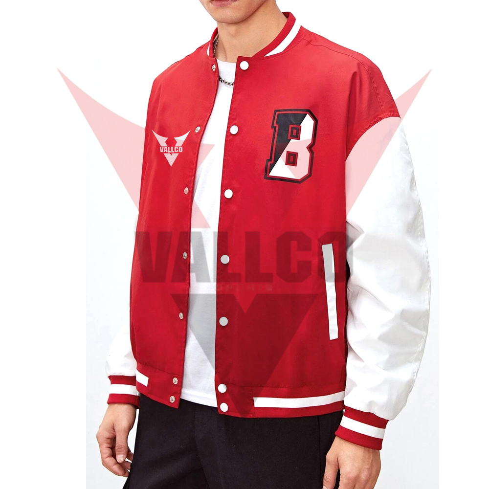 Breathable High Quality Unique Hip Hop Design Men Clothing Wear Winter Varsity Jackets