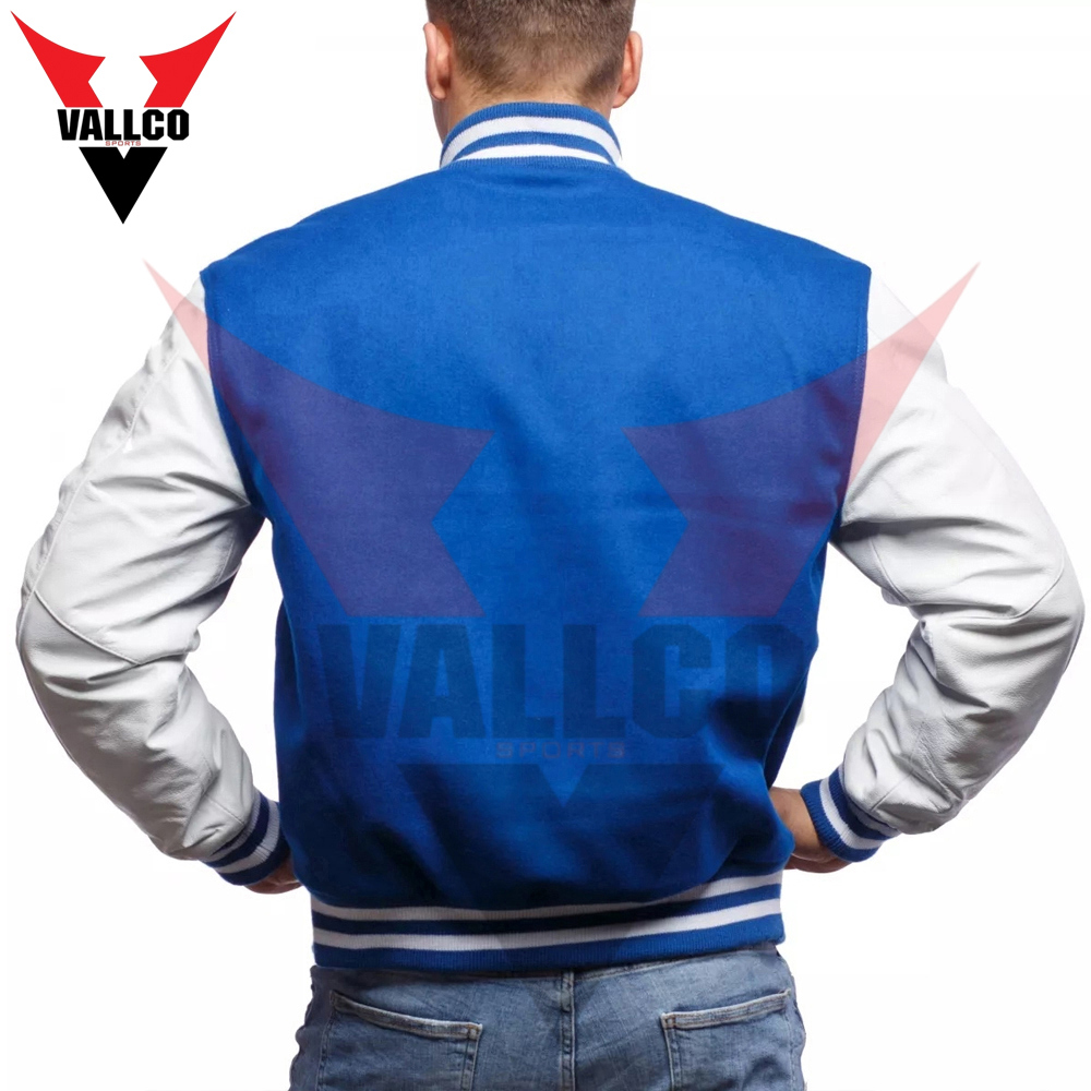 Wholesale Heavy Weight 2024 Custom Wool Body Latest Style Full Sleeves Varsity Jackets - view 6
