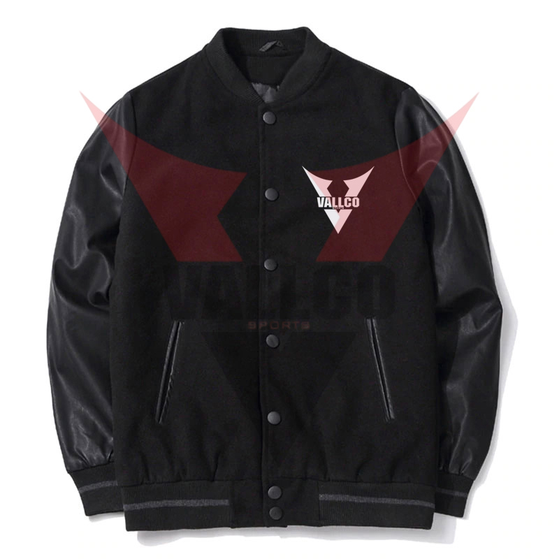 Green Color Block Best Supplier Latest Style In Different Design Men Street Wear Varsity Jackets