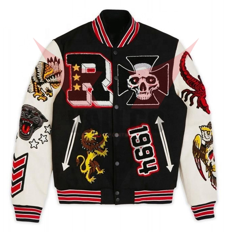 High Quality Make Own Best Supplier Breathable Newest Design Men Wear Varsity Jackets