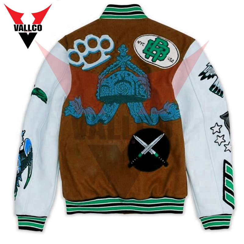 High Quality Make Own Best Supplier Breathable Newest Design Men Wear Varsity Jackets - view 4