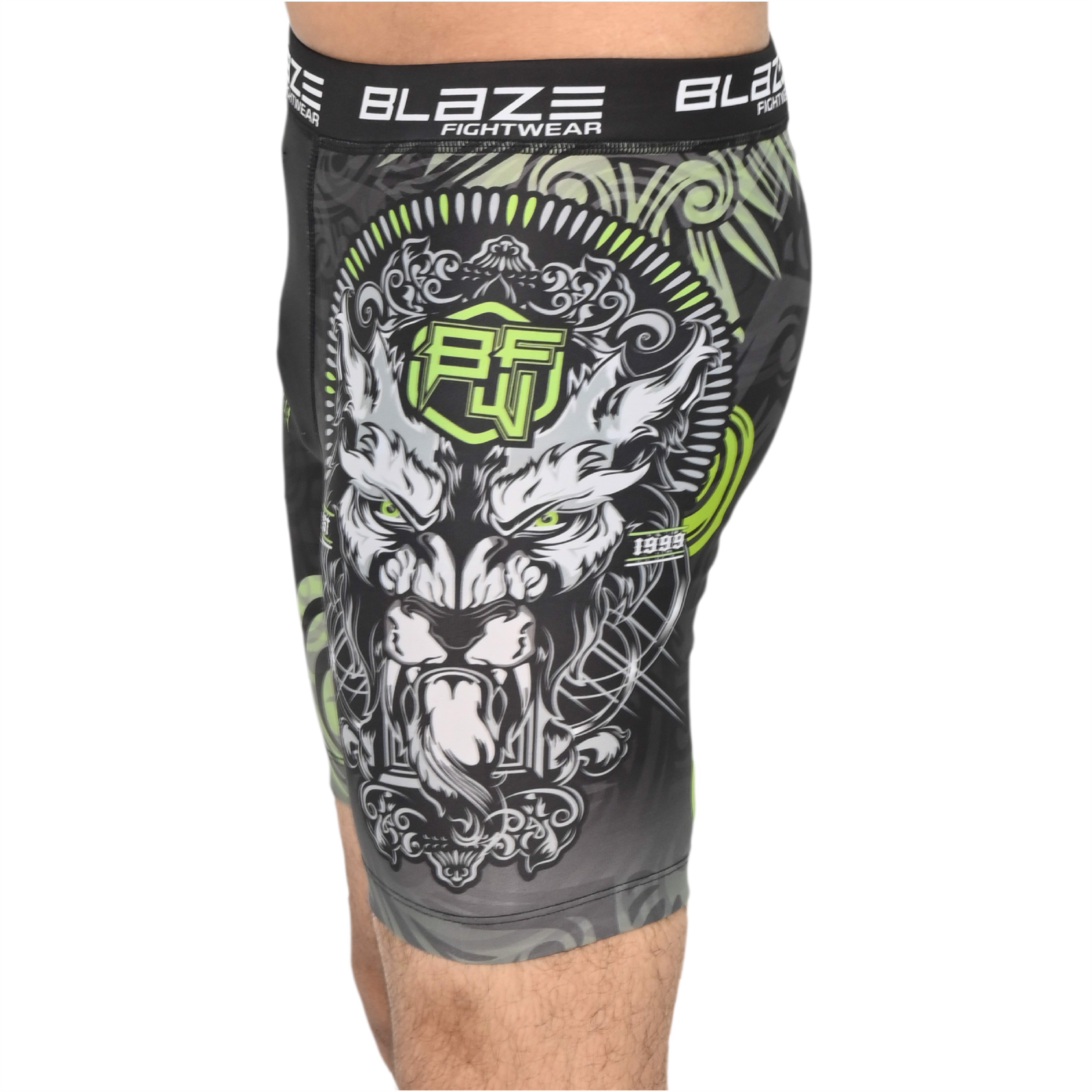 custom sublimation compression short running bjj workout short training and athlete compressinshort - view 7