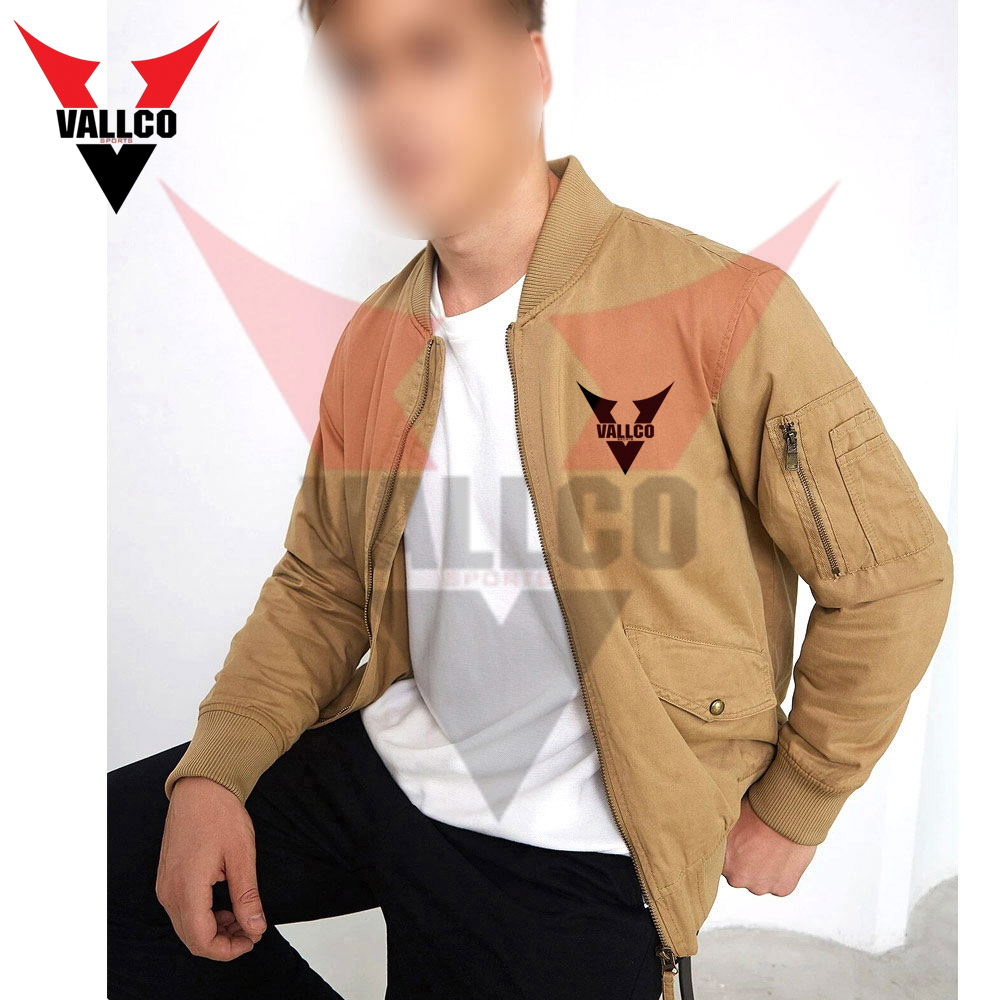 Golden Color Wholesale Rate Best Supplier New Arrival Unique Design Men Bomber Jacket - view 10