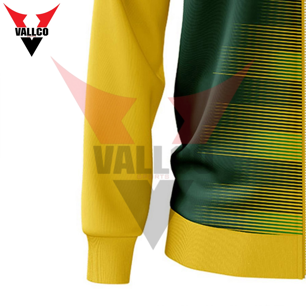Yellow And Green Contrast Color Best Material Highest Quality  Men Wear Sublimation Jackets - view 4