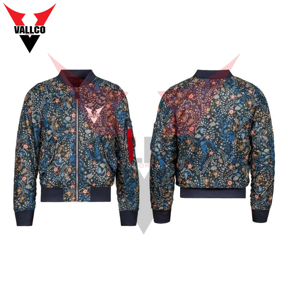 Blank Design Long Sleeve Jackets Full Zipper Style In Different Color Men Wear Sublimation Jackets - view 11