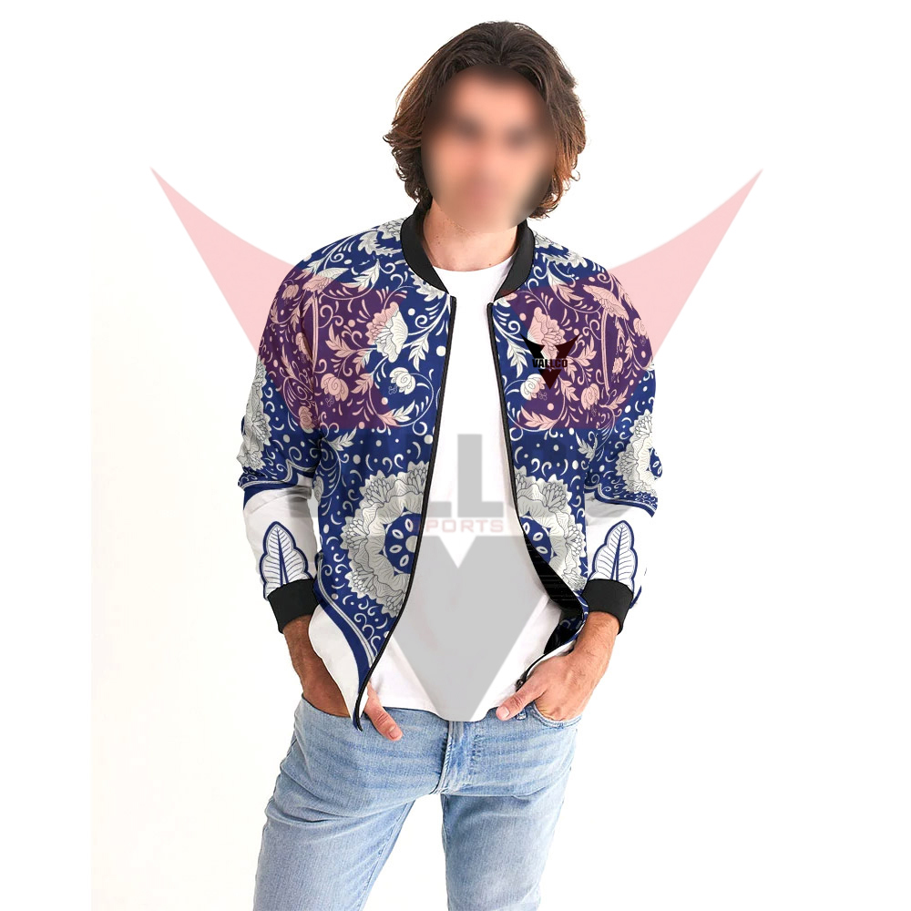 Highest Quality Best Soft Touch Material Top Seller Men Autumn Winter Sublimation Print Jacket  