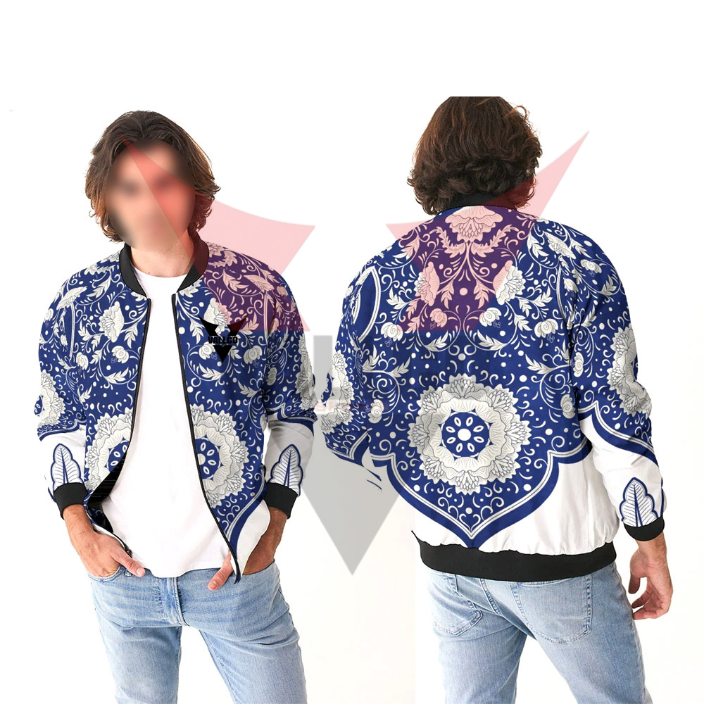Highest Quality Best Soft Touch Material Top Seller Men Autumn Winter Sublimation Print Jacket   - view 12