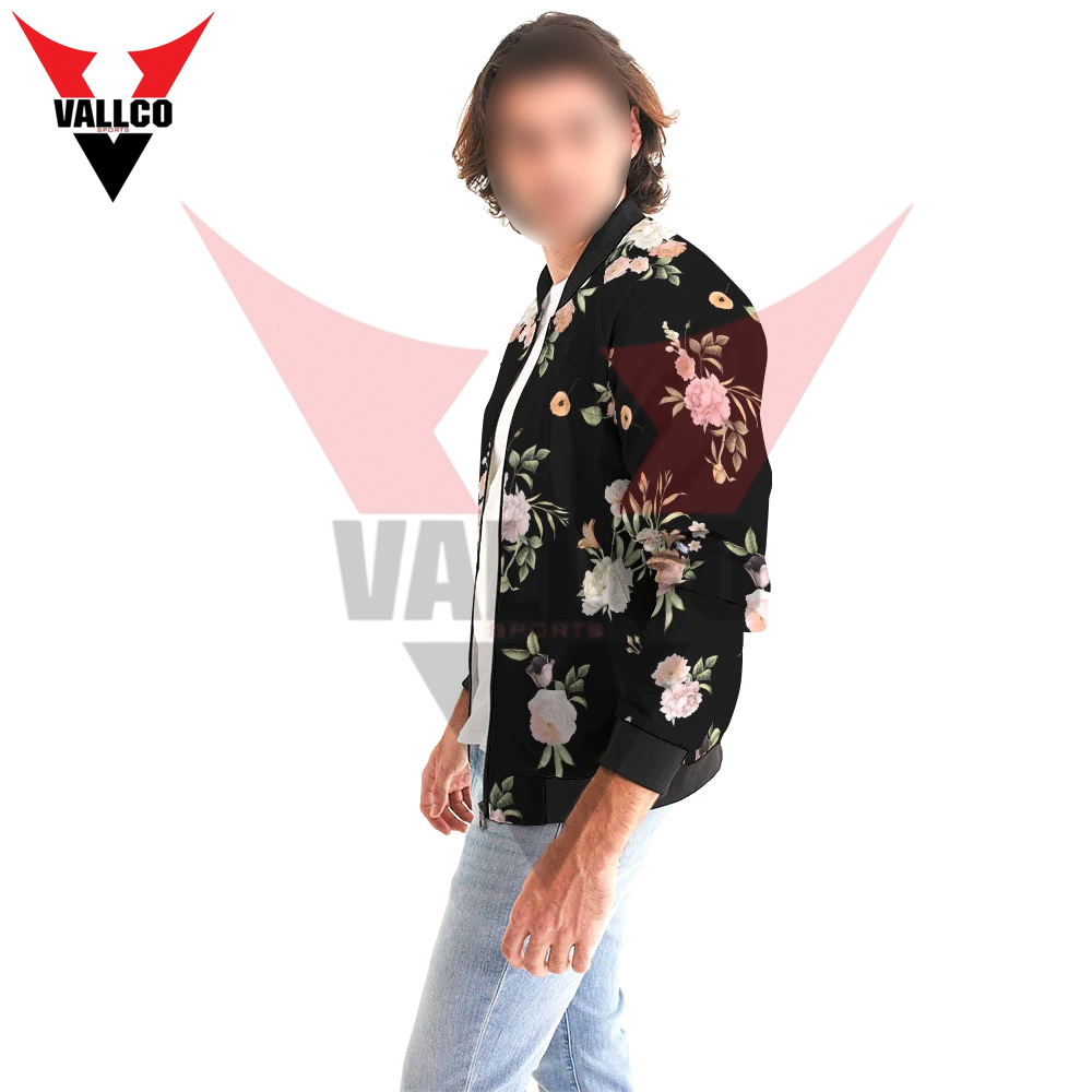 Highest Quality Best Soft Touch Material Top Seller Men Autumn Winter Sublimation Print Jacket   - view 13