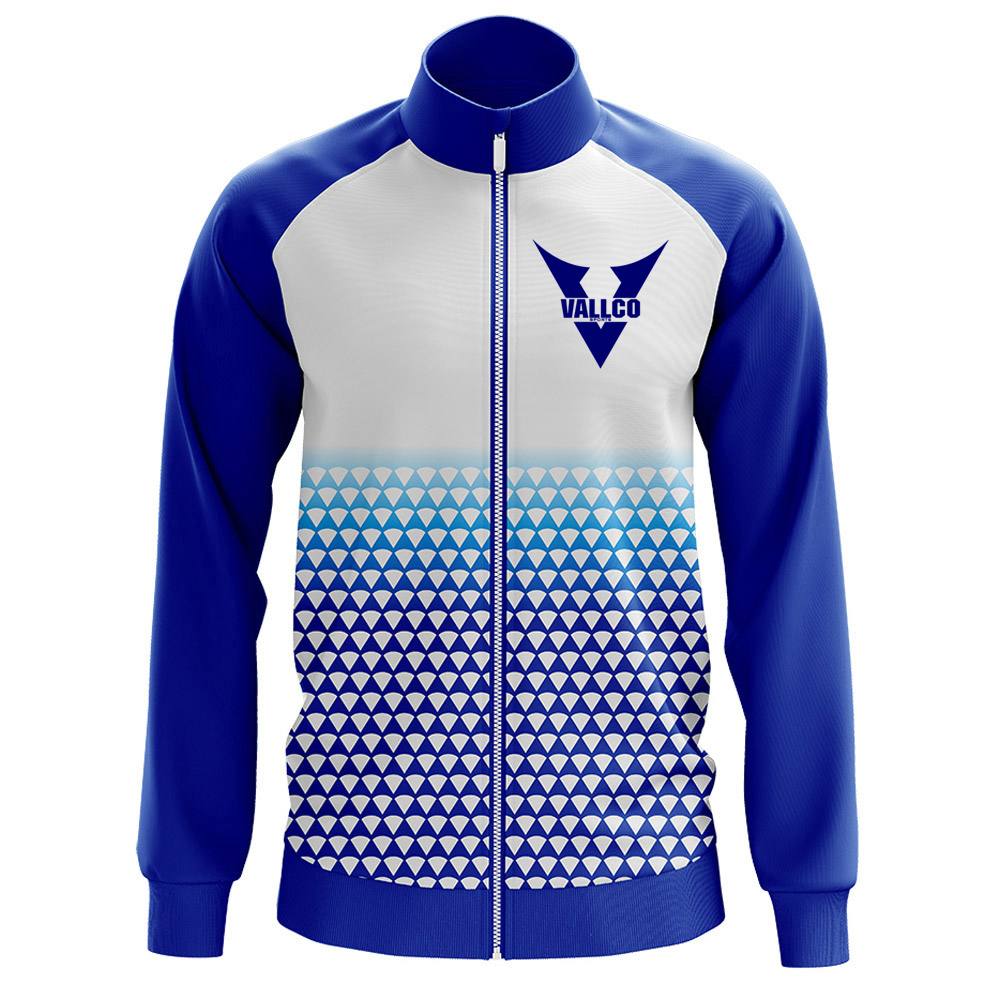 Blue White Contrast Color With Own Logo Best Supplier Unique Product Sublimation Jackets