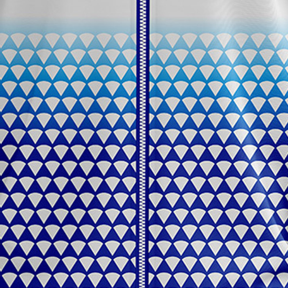 Blue White Contrast Color With Own Logo Best Supplier Unique Product Sublimation Jackets - view 6