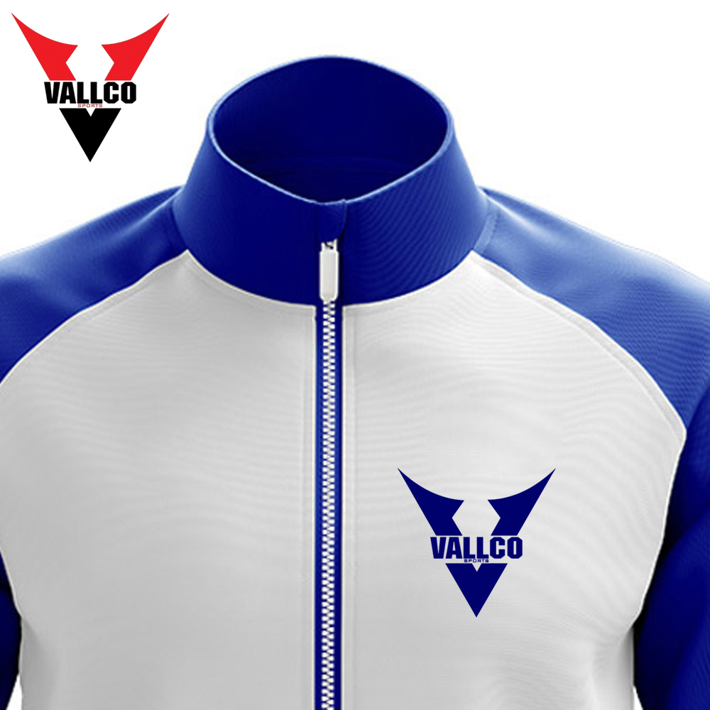 Blue White Contrast Color With Own Logo Best Supplier Unique Product Sublimation Jackets - view 9