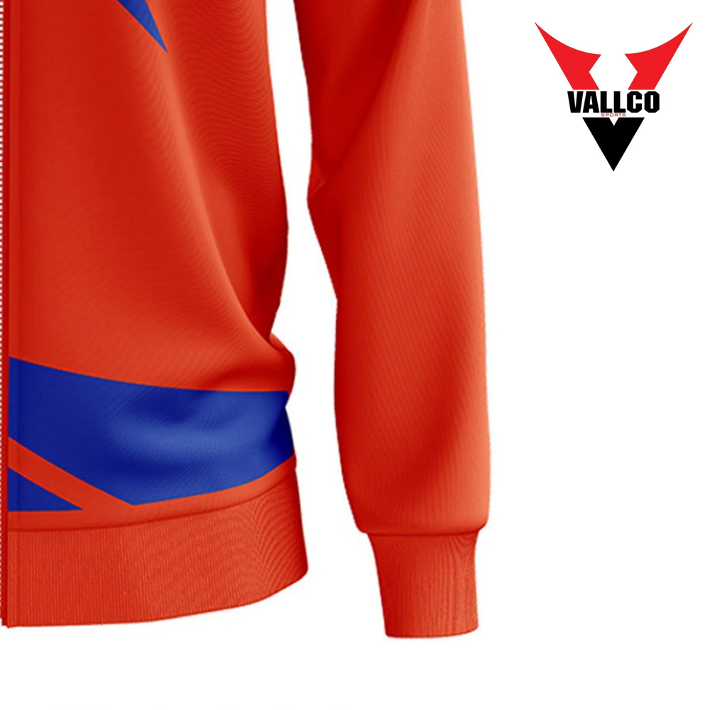 Orange Blue Color With Own Logo Best Seller Comfortable Premium Quality Sublimation Jackets - view 5