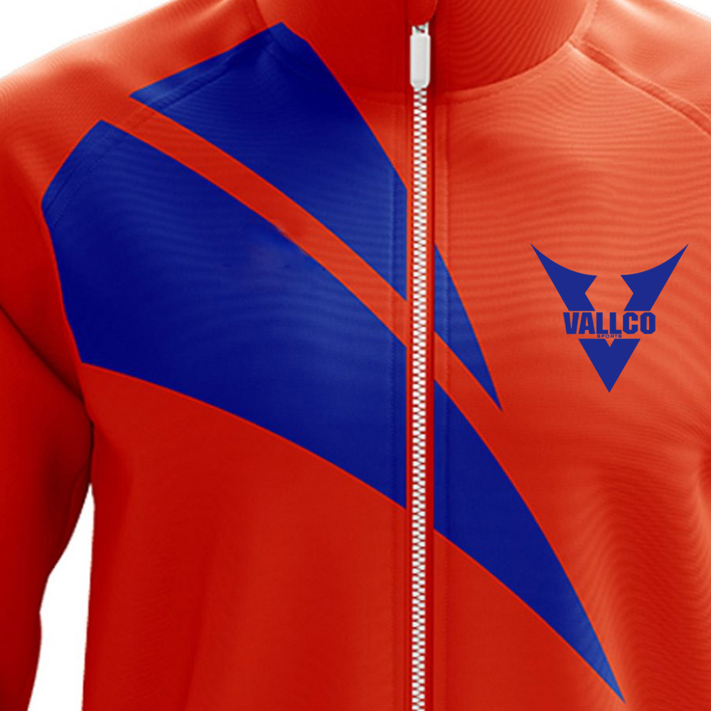 Orange Blue Color With Own Logo Best Seller Comfortable Premium Quality Sublimation Jackets - view 11
