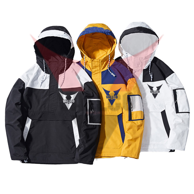 Highest Quality Make Your Own Customized Long Sleeve Windbreaker Jackets