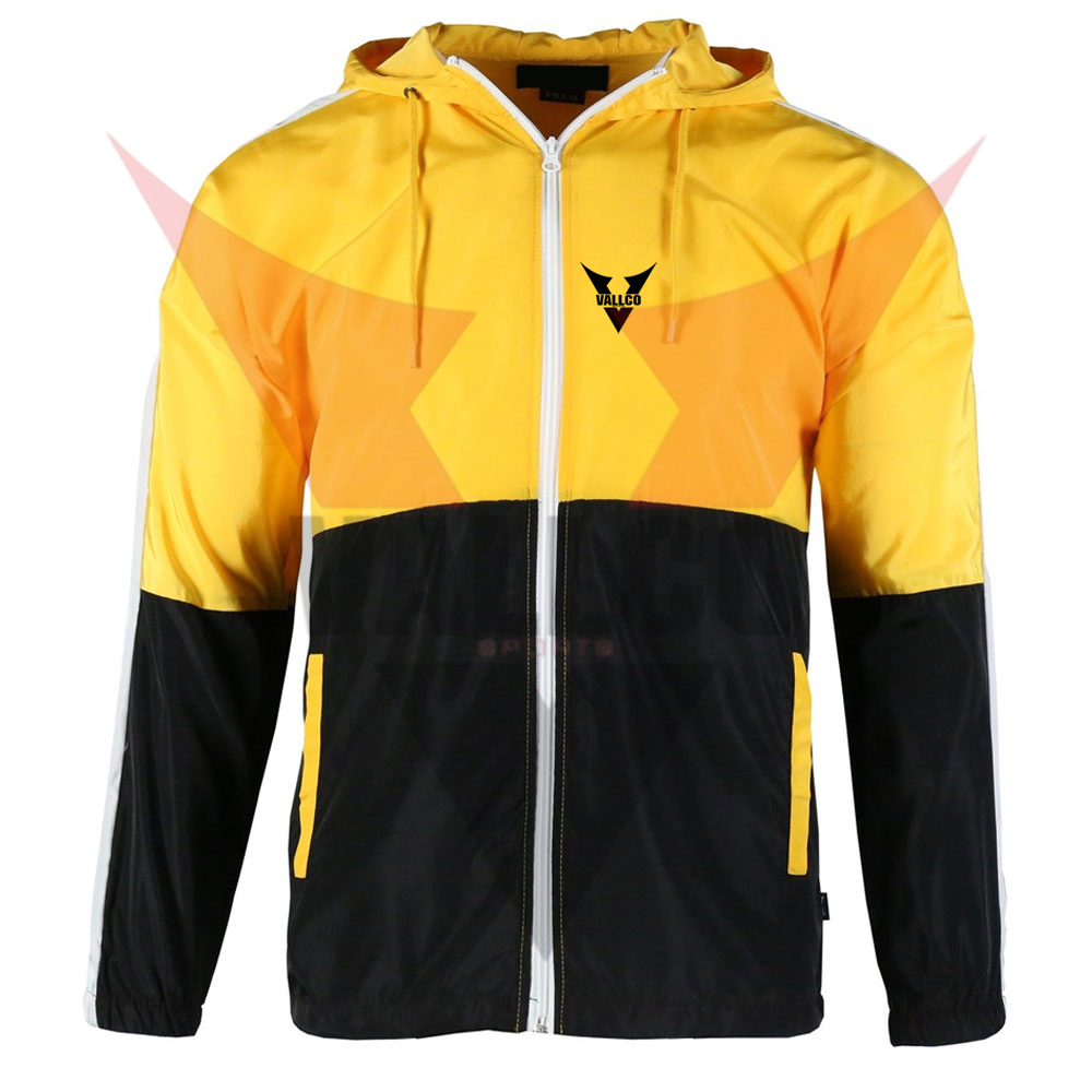 Hot Sale New Design Nylon Rain Proof Jacket With Hooded Men Wear Windbreaker Jacket