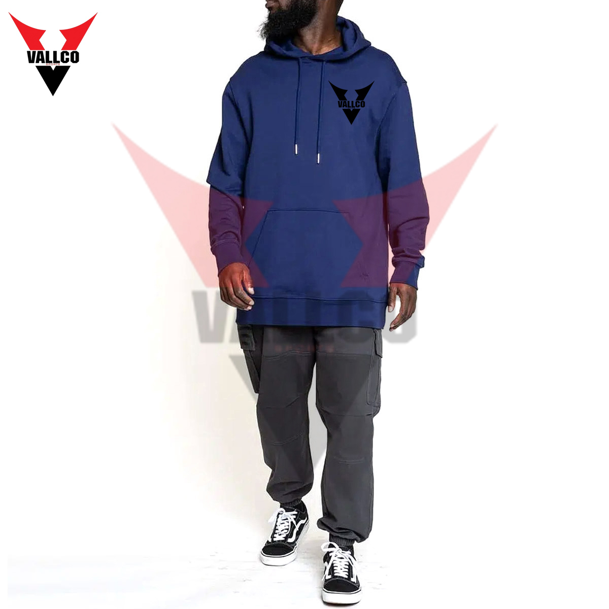 Customized Logo Print Front Pocket Top Style Best Quality Men Oversize Hoodies - view 17