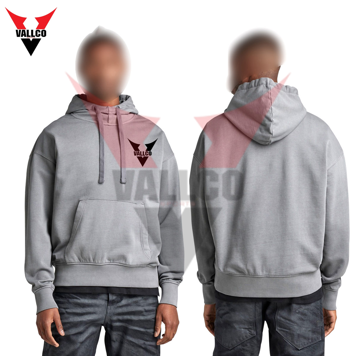 In One Solid Color Fully Customized Made Hand Made Comfortable Men Oversize Hoodies - view 5