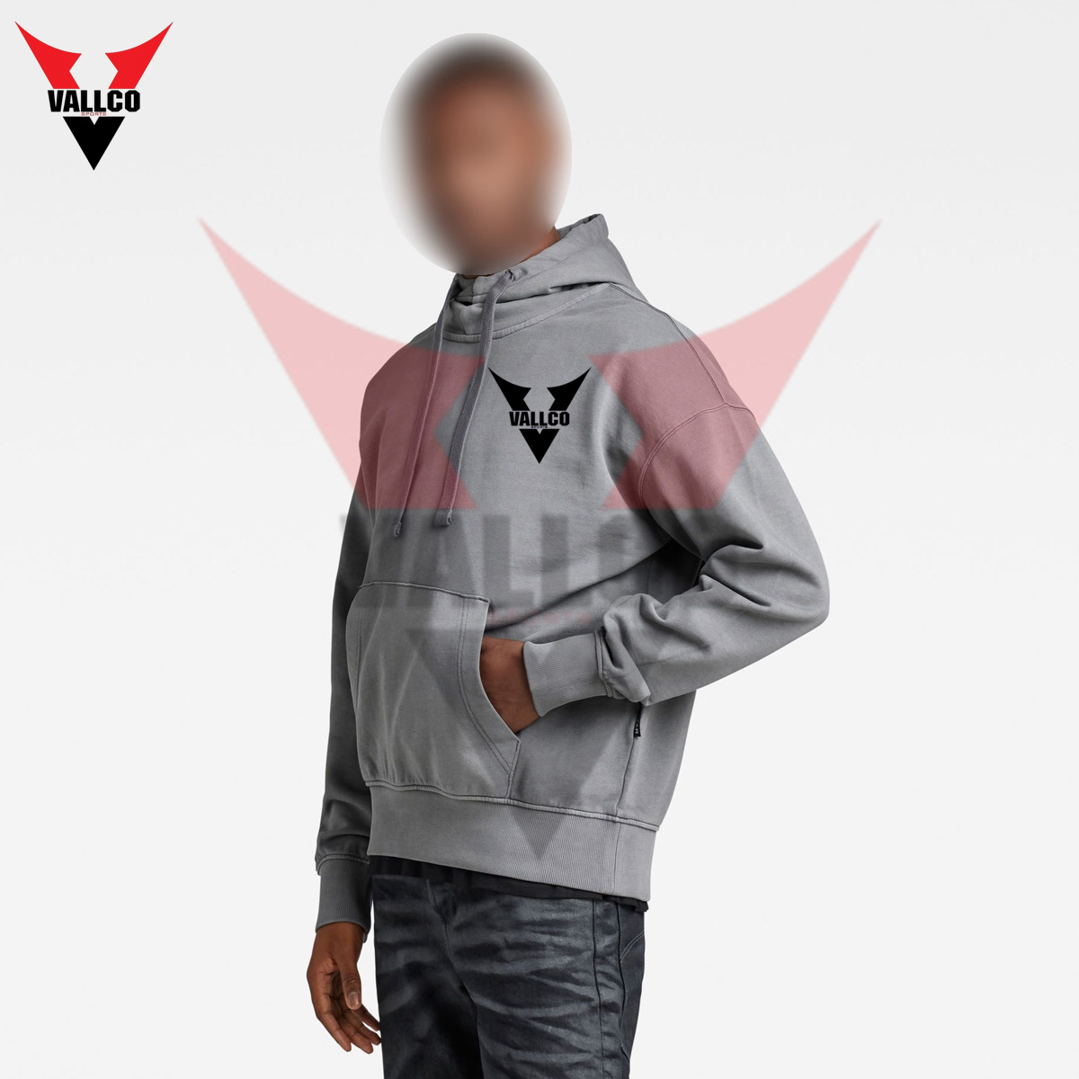 In One Solid Color Fully Customized Made Hand Made Comfortable Men Oversize Hoodies - view 10