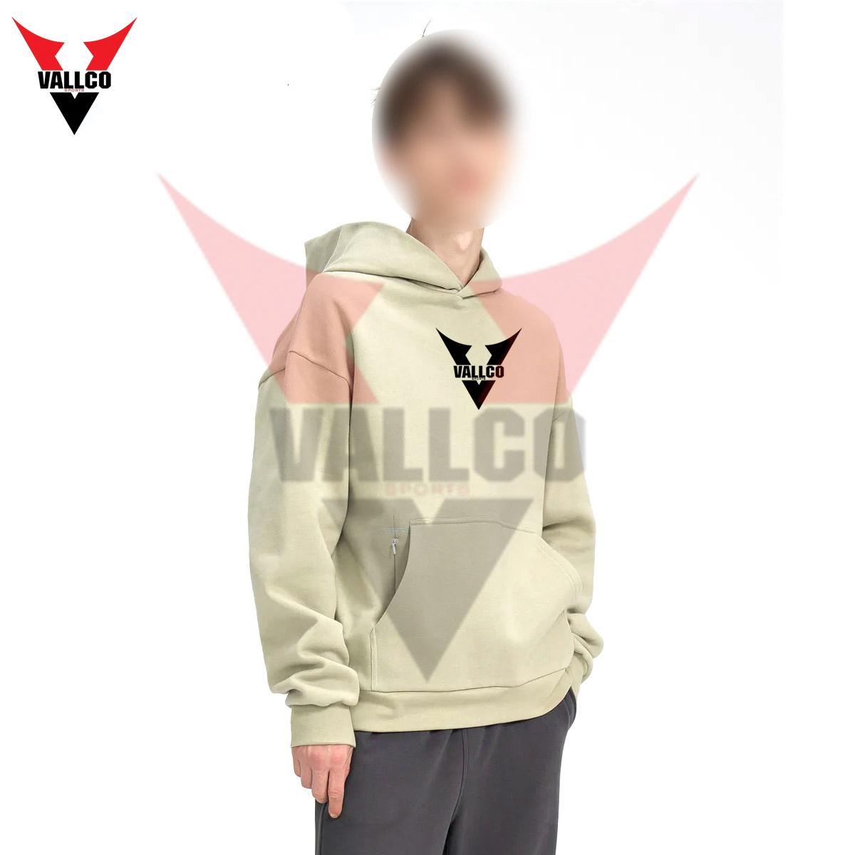 Cotton Solid Color New Arrival Fully Customized Made Premium Quality Oversize Hoodies - view 3