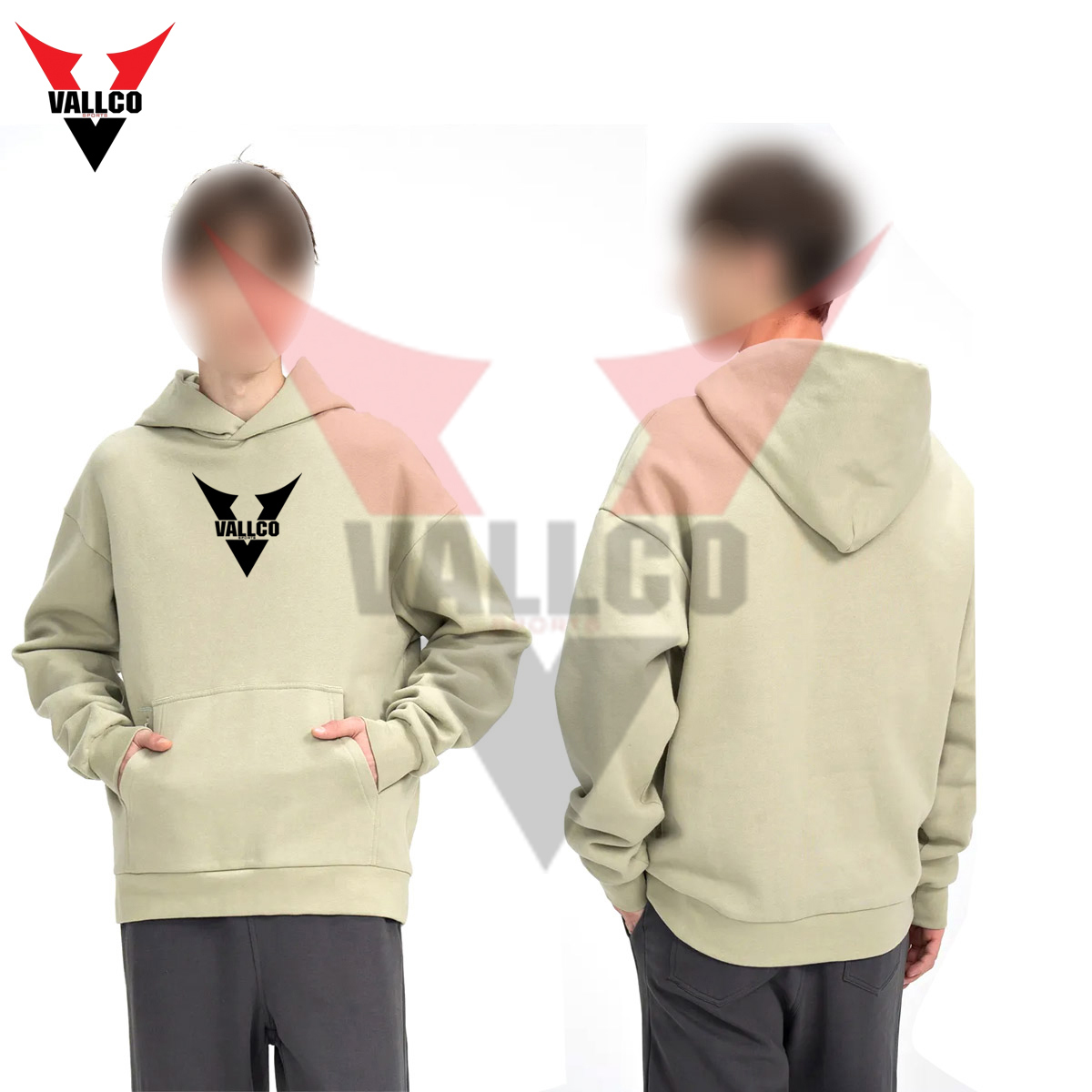 Cotton Solid Color New Arrival Fully Customized Made Premium Quality Oversize Hoodies - view 16