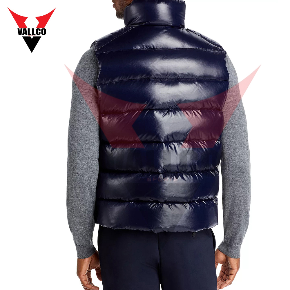 In One Solid Color Good Seller Make Your Own Best Supplier Men Outer Wear Sleeveless Puffer Jackets - view 2