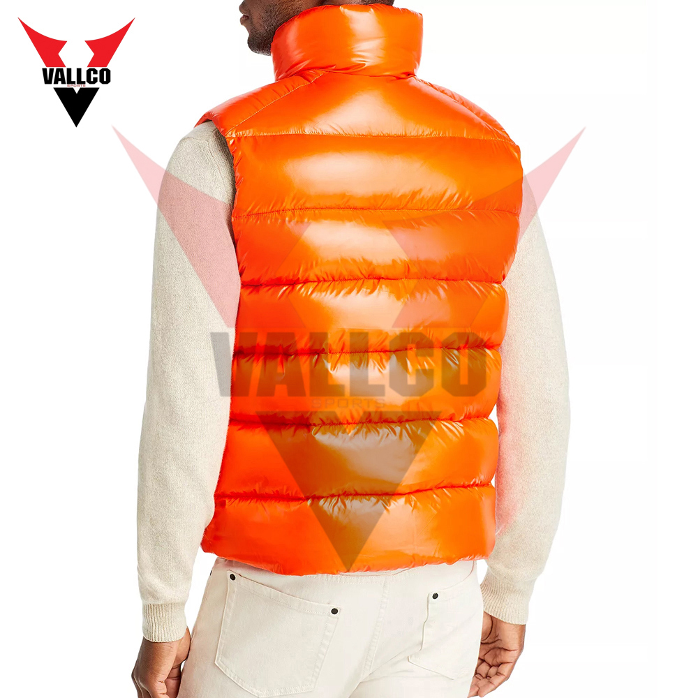 In One Solid Color Good Seller Make Your Own Best Supplier Men Outer Wear Sleeveless Puffer Jackets - view 15
