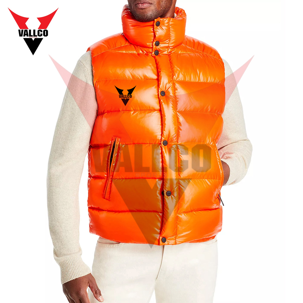 In One Solid Color Good Seller Make Your Own Best Supplier Men Outer Wear Sleeveless Puffer Jackets - view 19