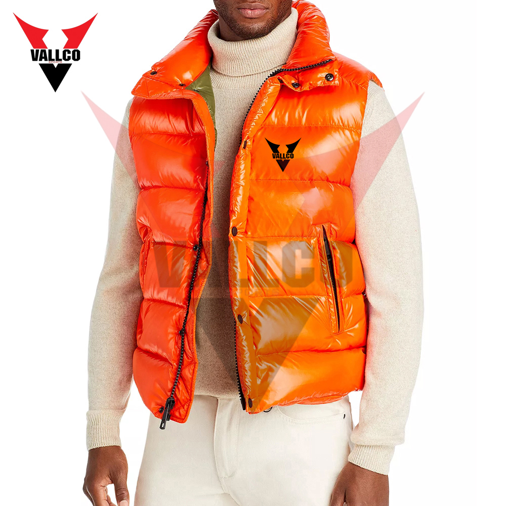 In One Solid Color Good Seller Make Your Own Best Supplier Men Outer Wear Sleeveless Puffer Jackets - view 21
