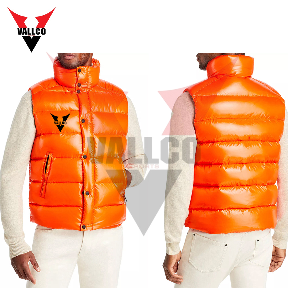 In One Solid Color Good Seller Make Your Own Best Supplier Men Outer Wear Sleeveless Puffer Jackets - view 22