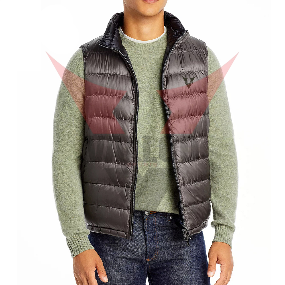 Wholesale Rate With Best Quality Make Your Own Breathable Fully Customized Sleeveless Puffer Jacket
