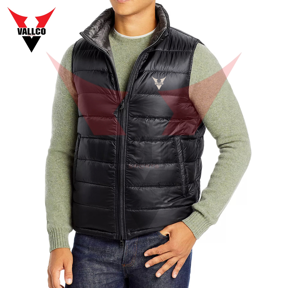Wholesale Rate With Best Quality Make Your Own Breathable Fully Customized Sleeveless Puffer Jacket - view 4