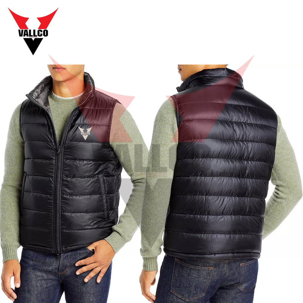 Wholesale Rate With Best Quality Make Your Own Breathable Fully Customized Sleeveless Puffer Jacket - view 6